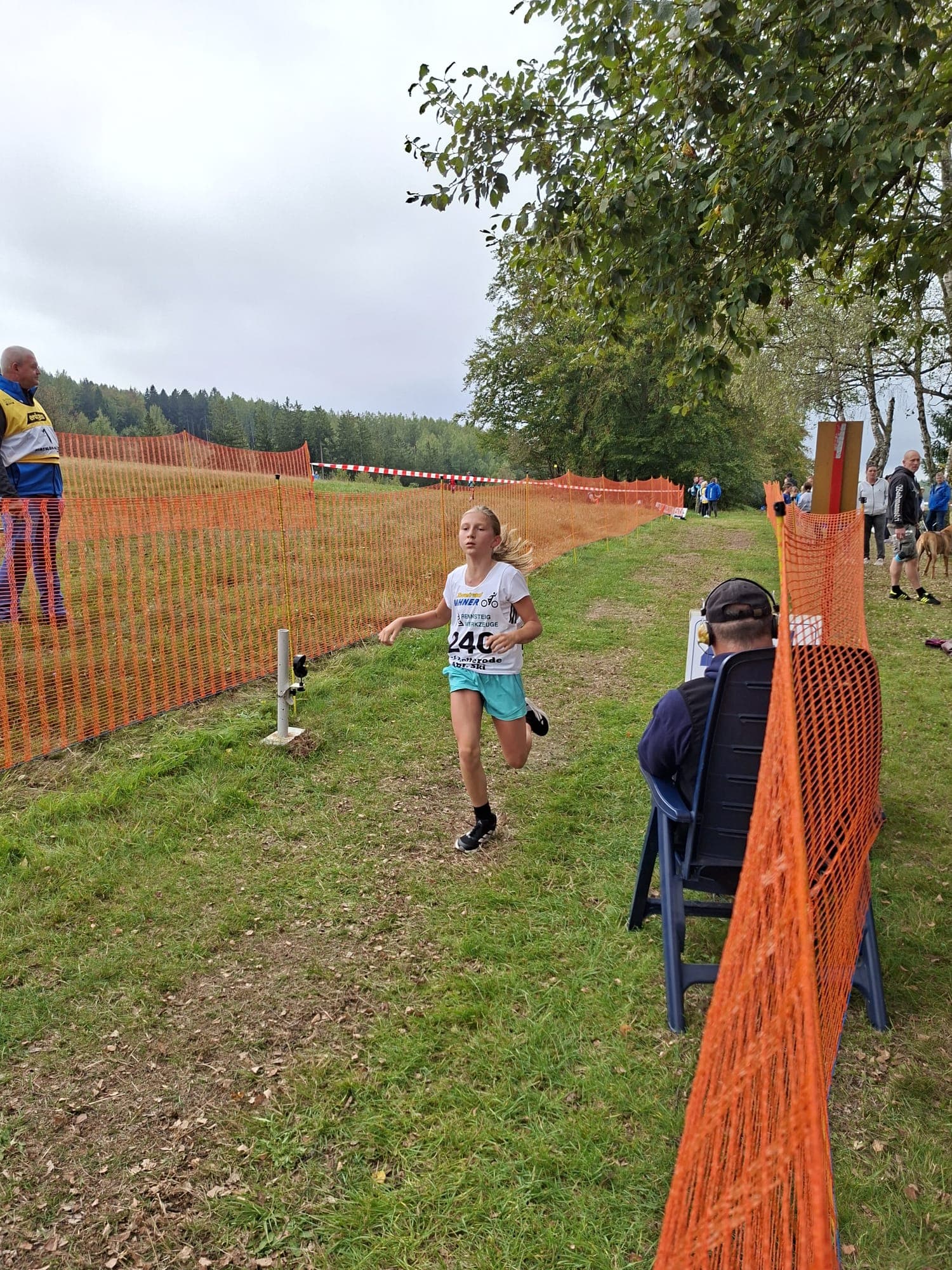 Ida beim Zieleinlauf