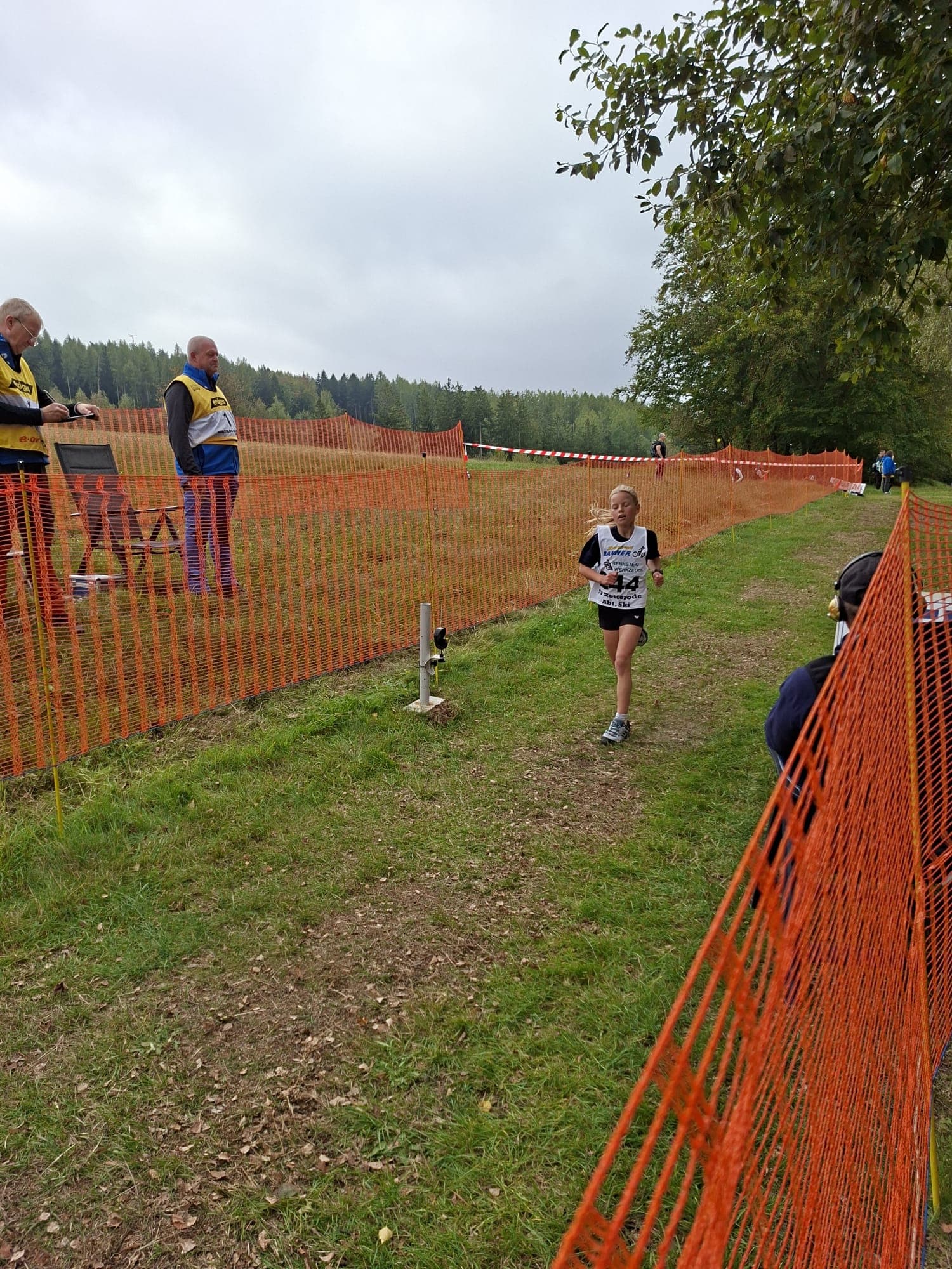 Lea beim Zieleinlauf