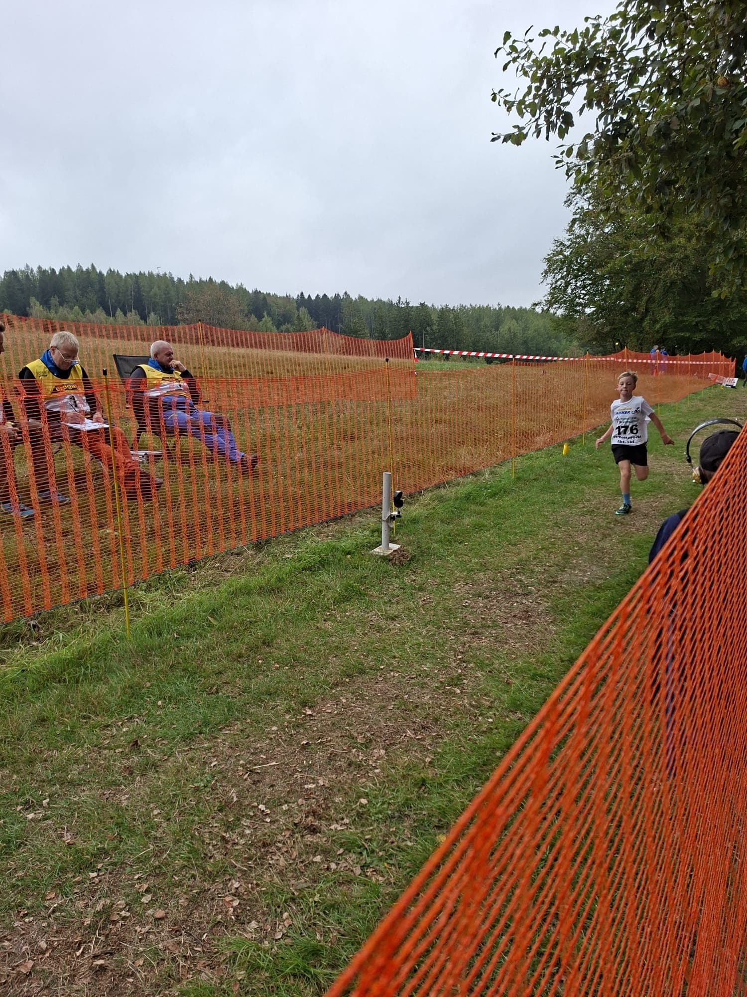 Hugo Stötzer beim Zieleinlauf