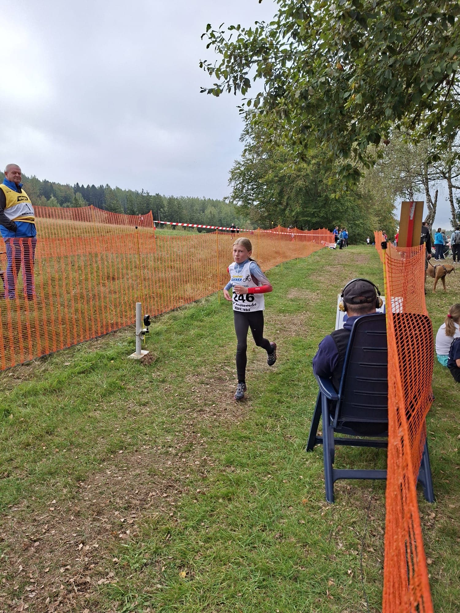 Emma beim Zieleinlauf